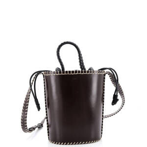 Chloe Mini Louela Bucket Bag Leather